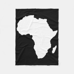 Black History Month Juneteenth Subtle Africa  Fleece Blanket