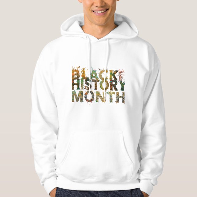 Black History Month, Juneteenth, 'Unity in Colour' Hoodie (Front)