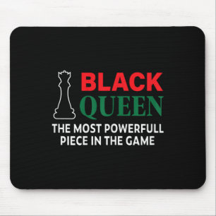Black History Month Kids Proud African Pride Black Mouse Mat