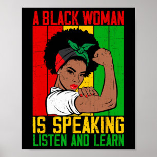 Black History Month Kids Youth Gift Shirts Uni-chi Poster