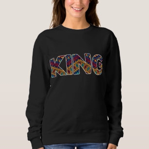 Black History Month King Gift Women Men Kids Sweatshirt