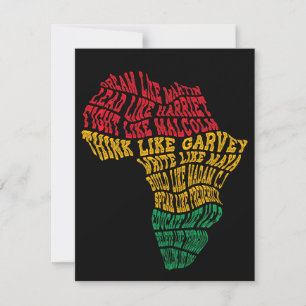 Black History Month Leaders Black History Month Holiday Card