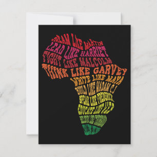 Black History Month Leaders Black History Month Holiday Card