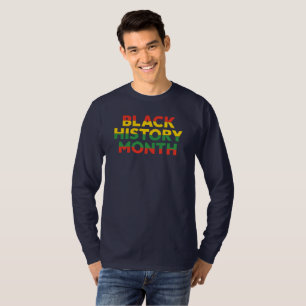 Black History Month Long Sleeve T-Shirt