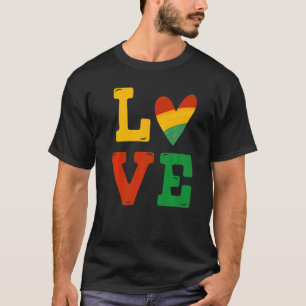 Black History Month Love Africa African Men Women  T-Shirt