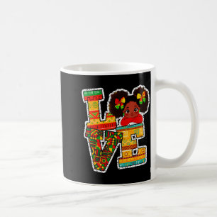 Black History Month Love Afro Toddler Girls Americ Coffee Mug