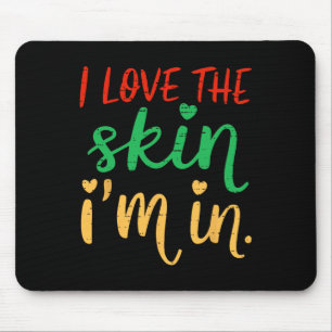 Black History Month Love Skin African Pride Womens Mouse Mat