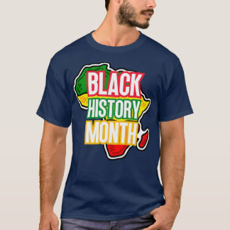Black history month map 1 T-Shirt
