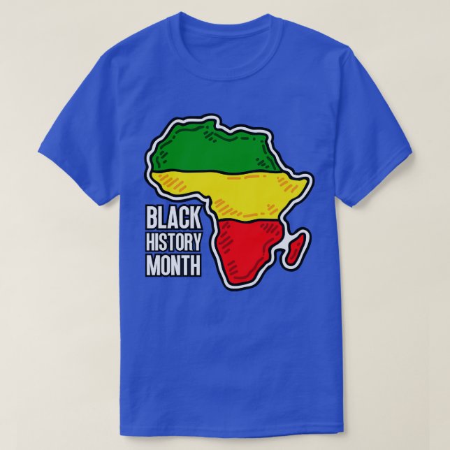 Black history month map 29 T-Shirt (Design Front)