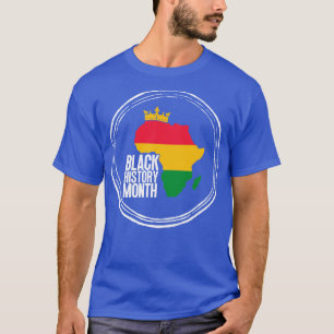Black history month map 6 T-Shirt