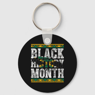Black History Month Map Of Jamaica Jamaican Flag B Key Ring