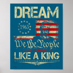 Black History Month Martin Dream Artwork Poster