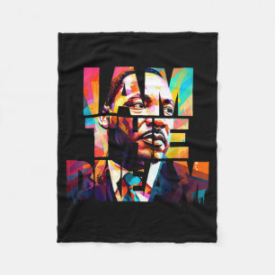 Black History Month Martin Have Dream Luther King Fleece Blanket