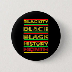 Black History Month Melanin African American Bruh  6 Cm Round Badge