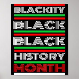 Black History Month Melanin African American Bruh Poster