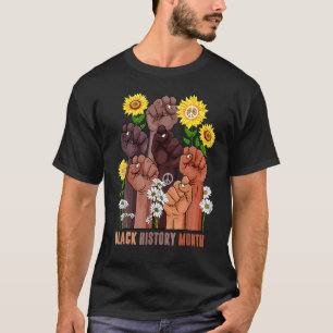 Black History Month Melanin Afro African Pride Men T-Shirt