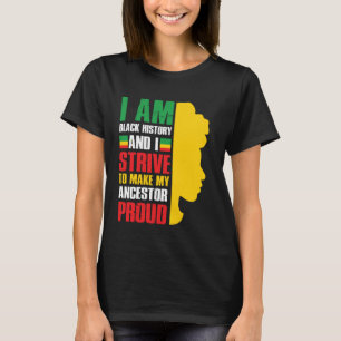 Black history month melanin brothers sisters bruh T-Shirt