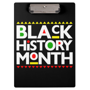 Black History Month Melanin King Queen Sista Bruh Clipboard