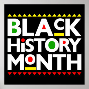 Black History Month Melanin King Queen Sista Bruh Poster