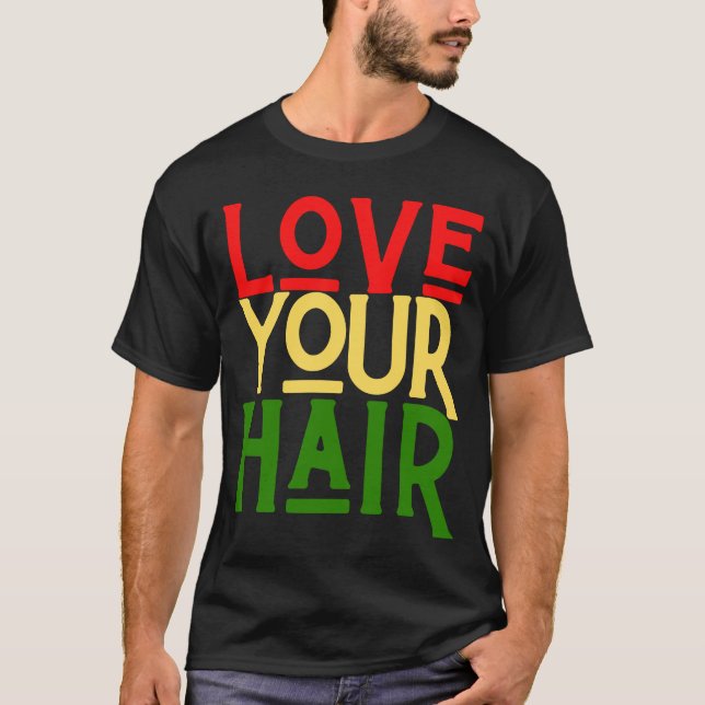 Black History Month Melanin Love Family & Communit T-Shirt (Front)