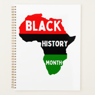 Black History Month Melanin Men Women Boys Girls Planner