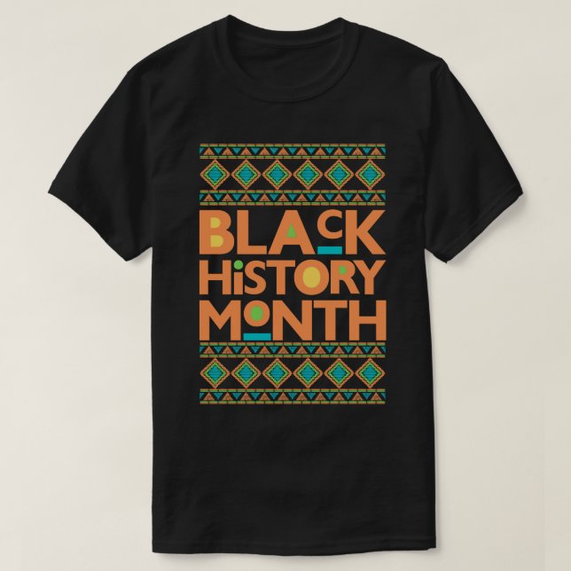 Black History Month Melanin Men Women Bruh Sista T-Shirt (Design Front)