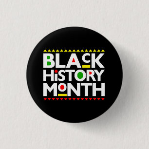 Black History Month Melanin Men Women Girls & Boys 3 Cm Round Badge