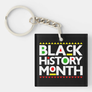 Black History Month Melanin Men Women Girls & Boys Key Ring
