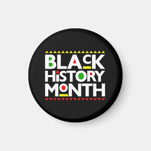 Black History Month Melanin Men Women Girls & Boys Magnet (Front)