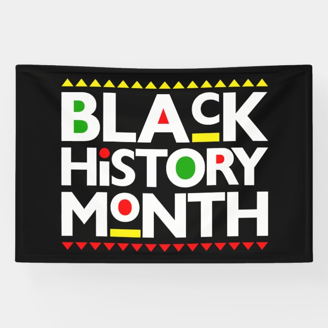 Black History Month Melanin Men Women Kids Banner (Horizontal)