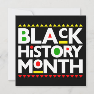 Black History Month Melanin Men Women Kids Invitation