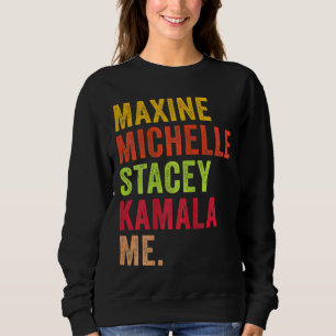 Black History Month Melanin Pride Girl Women Gift Sweatshirt