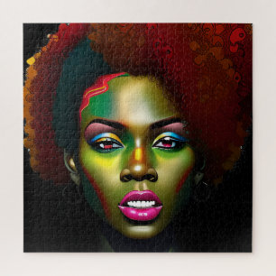 Black History Month Melanin Women Black Girl Magic Jigsaw Puzzle