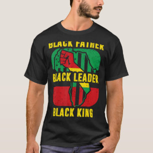 Black History Month Men Black Father Leader King A T-Shirt