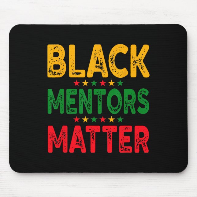 Black History Month Mentors Problem African Americ Mouse Mat (Front)
