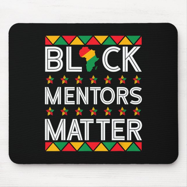 Black History Month Mentors Problem African Americ Mouse Mat (Front)