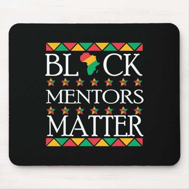 Black History Month Mentors Problem African Americ Mouse Mat (Front)