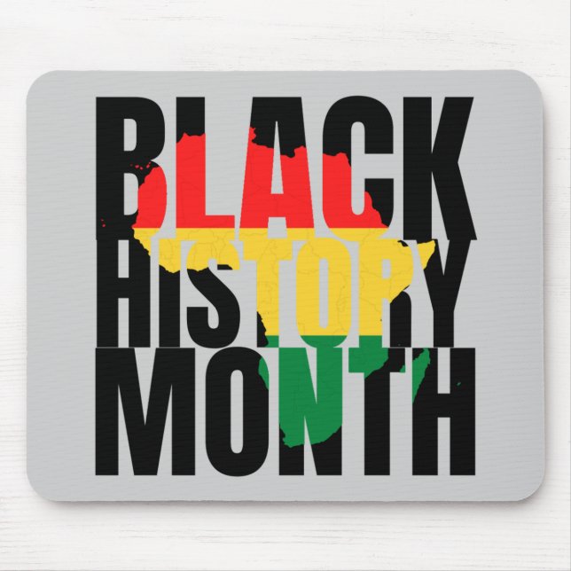 Black History Month Mouse Mat (Front)