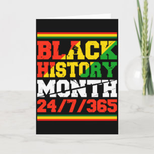Black History Month One Month Cant Hold Our Histor Card