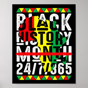 Black History Month One Month Cant Hold Our Histor Poster