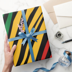 Black History Month Pattern Wrapping Paper