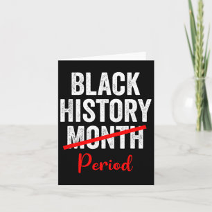 Black History Month Period 1  Card