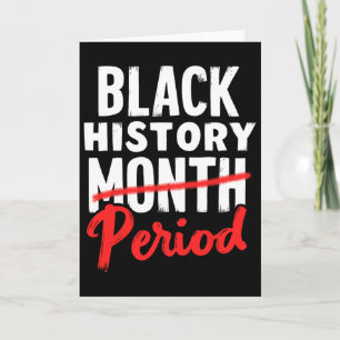 Black History Month Period _5 Card