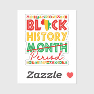 Black History Month Period African American