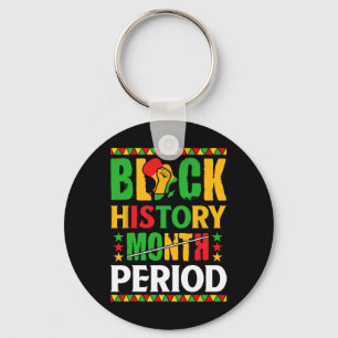 Black History Month Period African American Women Key Ring