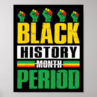 Black History Month Period Bhm African American Pr Poster