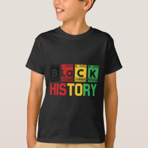 Black History Month Periodic Element Table African T-Shirt