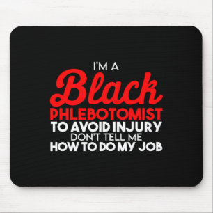 Black History Month Phlebotomist Flag African Amer Mouse Mat