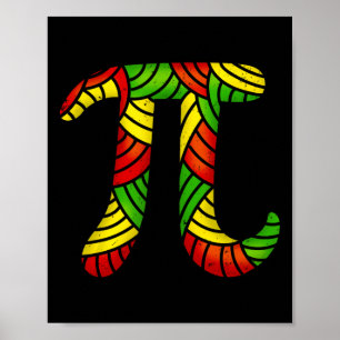 Black History Month Pi Day Math Lover Teacher Stud Poster