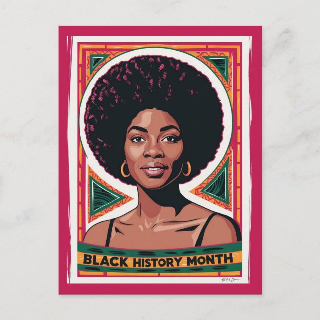 Black History Month Postcard (Front)